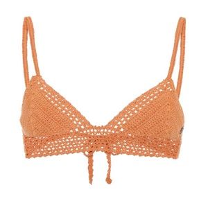 She made me baby doll bikini top in orange🧡